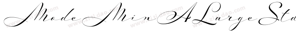 ModeMinALargeStd-R字体转换