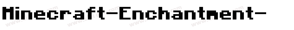 Minecraft-Enchantment字体转换