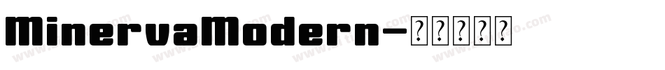 MinervaModern字体转换