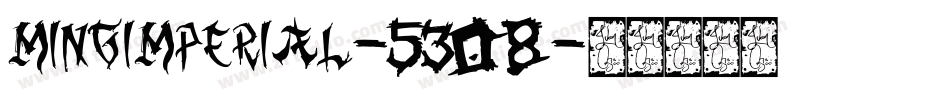 MingImperial-5308字体转换
