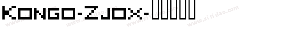 Kongo-Zjox字体转换