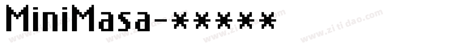 MiniMasa字体转换