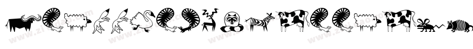CrittersByDarrian-lgGD字体转换