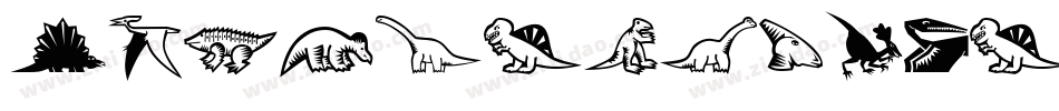 Dinosaur-K1aD字体转换