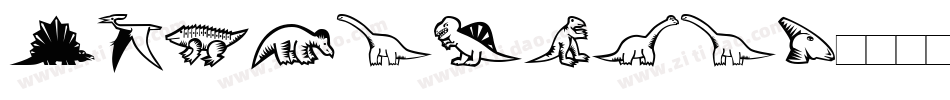 Dinosaurs字体转换