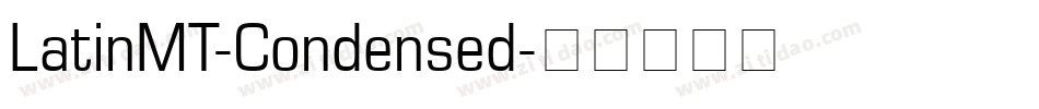 LatinMT-Condensed字体转换