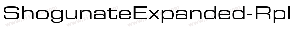 ShogunateExpanded-RpKZ3字体转换 ShogunateExpanded-RpKZ3字体转换