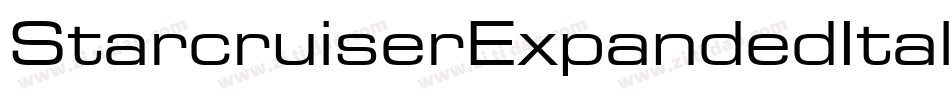 StarcruiserExpandedItalic-ZAaJ字体转换 StarcruiserExpandedItalic-ZAaJ字体转换