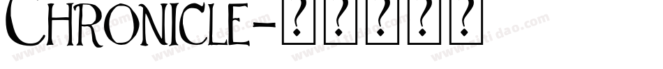 Chronicle字体转换