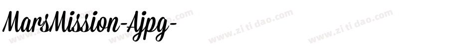 MarsMission-Ajpg字体转换