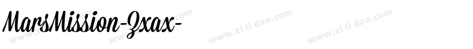 MarsMission-Zxax字体转换