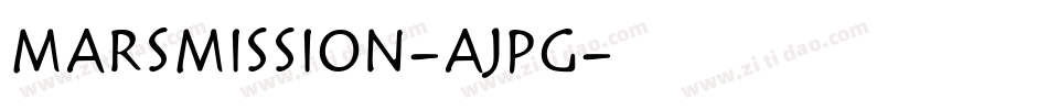 MarsMission-Ajpg字体转换
