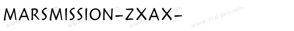 MarsMission-Zxax字体转换
