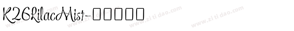 K26LilacMist字体转换