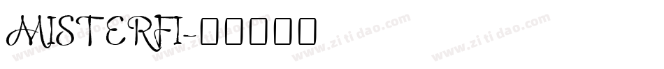 MISTERFI字体转换