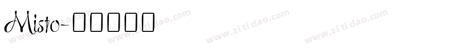 Misto字体转换
