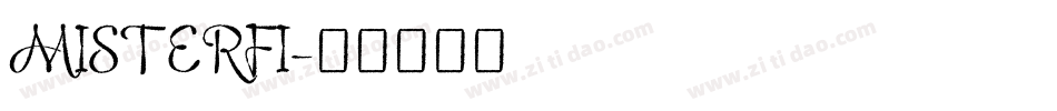 MISTERFI字体转换
