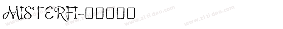 MISTERFI字体转换