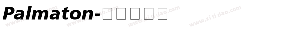 Palmaton字体转换