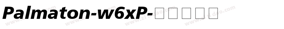 Palmaton-w6xP字体转换