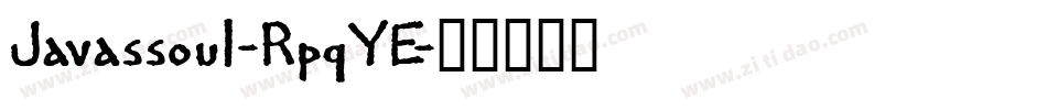 Javassoul-RpqYE字体转换