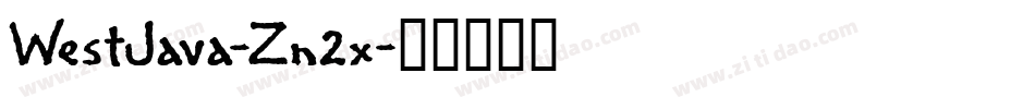 WestJava-Zn2x字体转换