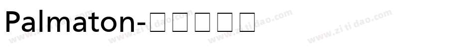 Palmaton字体转换