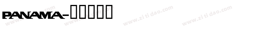 Panama字体转换