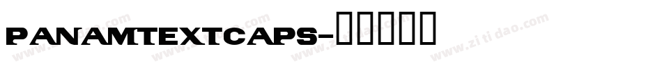 PanAmTextCaps字体转换