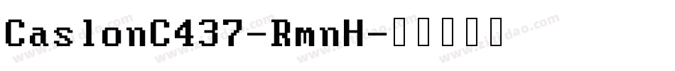 CaslonC437-RmnH字体转换