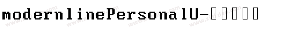 modernlinePersonalU字体转换 modernlinePersonalU字体转换