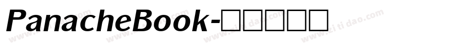 PanacheBook字体转换