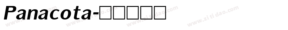 Panacota字体转换