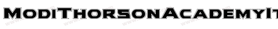 ModiThorsonAcademyItalic-nzXY字体转换 ModiThorsonAcademyItalic-nzXY字体转换