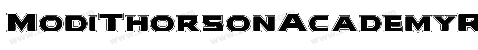 ModiThorsonAcademyRegular-lyLV字体转换