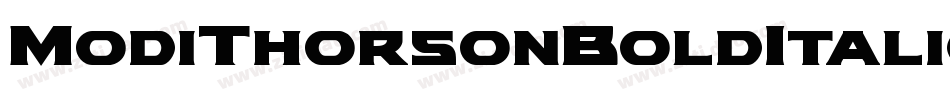ModiThorsonBoldItalic-jz79字体转换