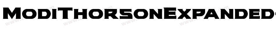 ModiThorsonExpanded-R4d3字体转换