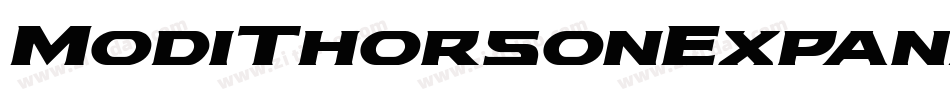ModiThorsonExpandedItalic-B8Y5字体转换