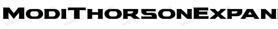 ModiThorsonExpandedItalic-B8Y5字体转换