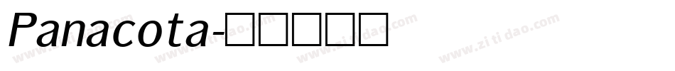 Panacota字体转换