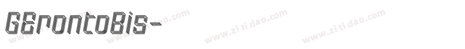GErontoBis字体转换