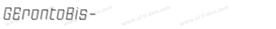 GErontoBis字体转换