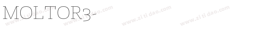 MOLTOR3字体转换
