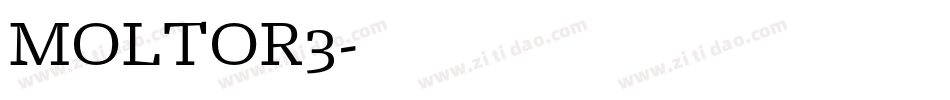 MOLTOR3字体转换