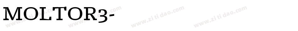 MOLTOR3字体转换