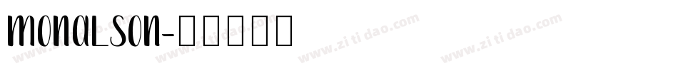 MONALSON字体转换