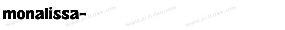 monalissa字体转换