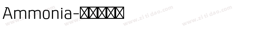 Ammonia字体转换