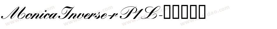 MonicaInverse-rP1L字体转换