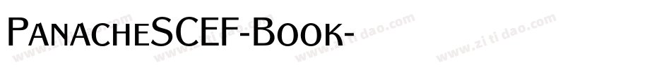 PanacheSCEF-Book字体转换